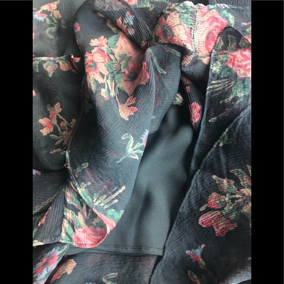 Polo Ralph Lauren Silk Floral Skirt RARE - Picture 5 of 6